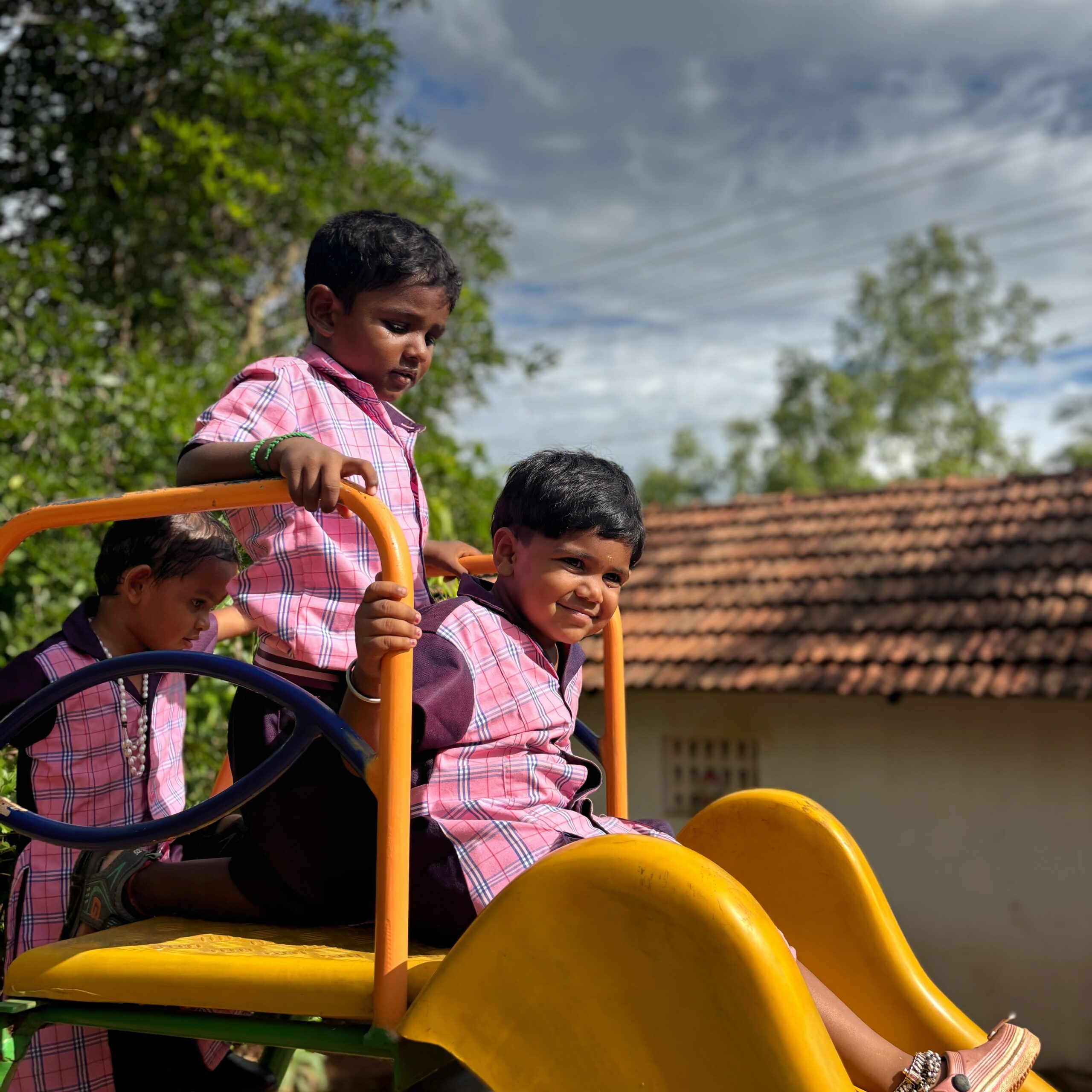 Children playing games